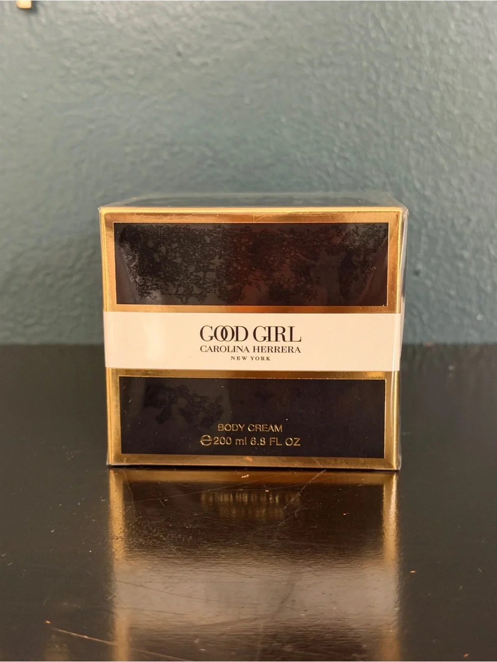 Carolina Herrera Good Girl Body Cream — Black, Gold & White